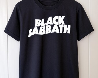 Black Sabbath T-Shirt – Oversized Heavy Metal Band Tee, Unisex Rock Concert Shirt