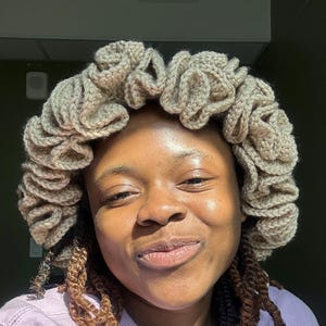Crochet Ruffle hat