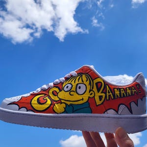 Popping, One of a kind, Pop art, shoe! - 100% hand painted Nike
