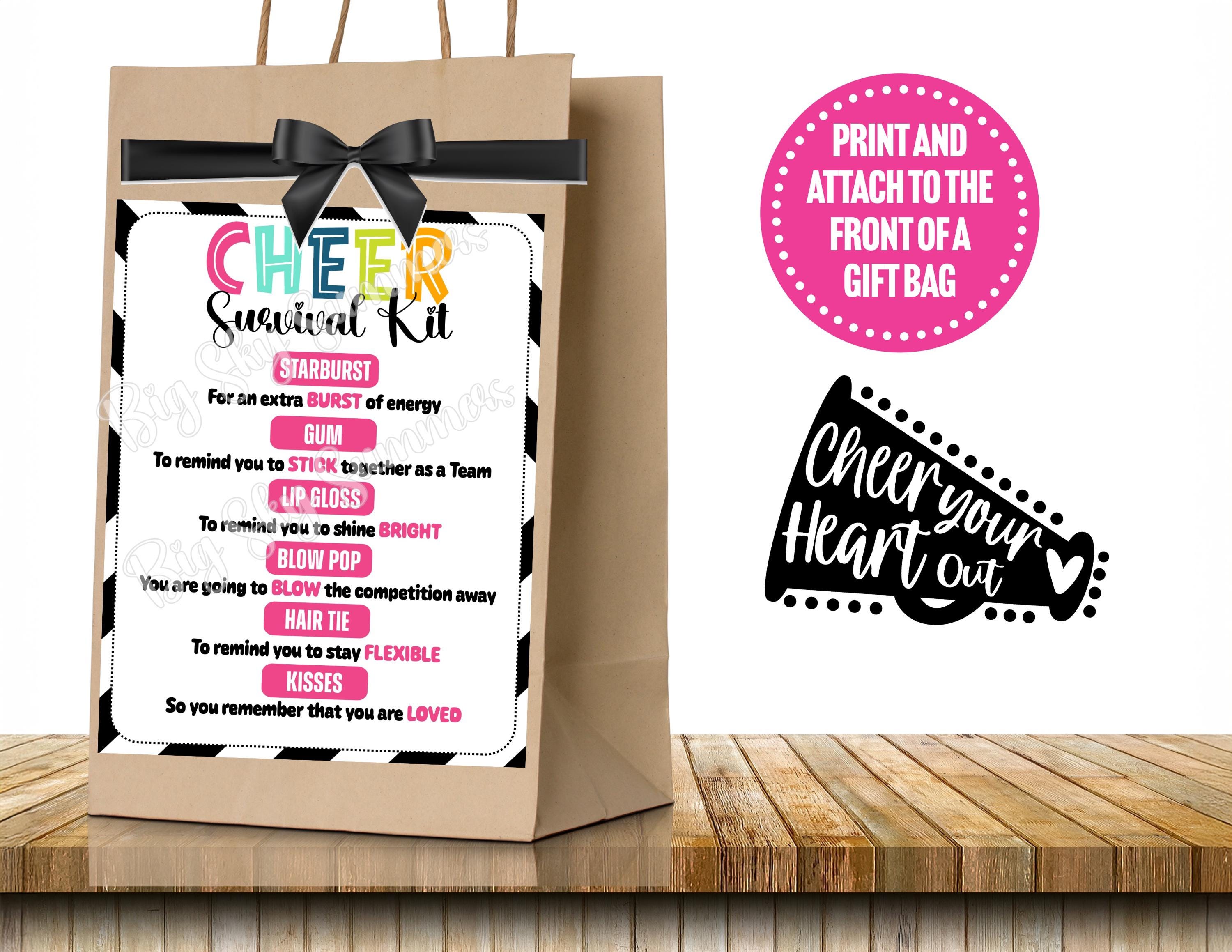 Cheer Survival Kit Printable | Cheer Gift | Team Competition Survival ...