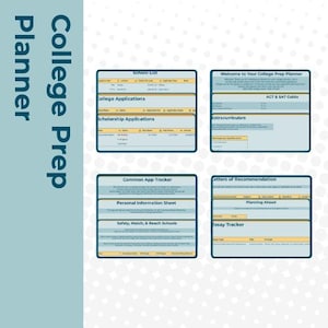College Prep Planner | College Application & Essay Organizer