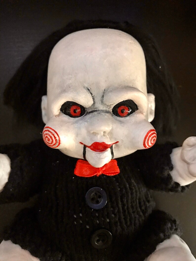 scary puppet doll horror billy possessed ooak haunted