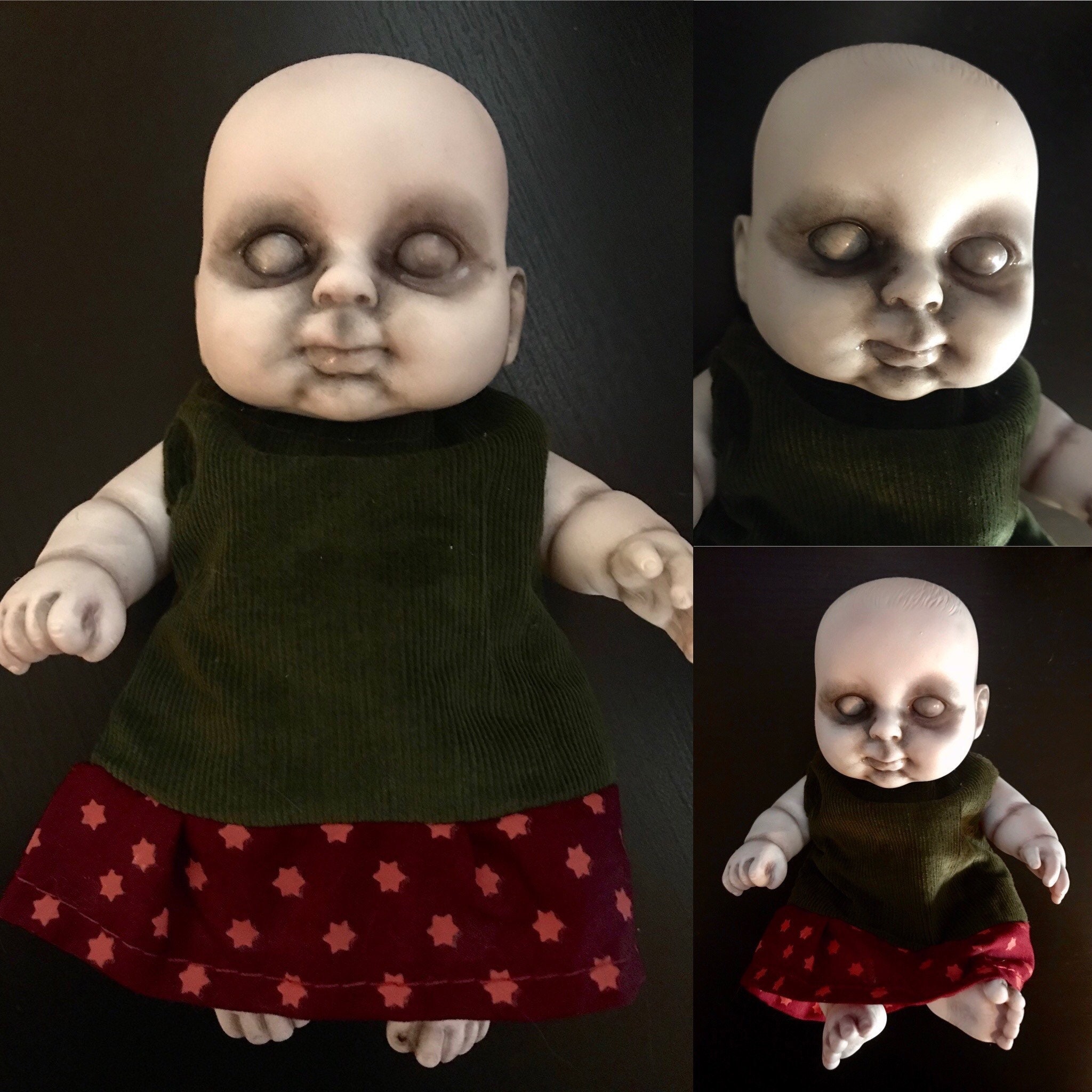 Vintage G Pierce Toy mfg Co Haunted Creepy stuffed clown doll. - www.crimped-wiremesh.com