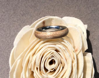 Maple Ring with Stainless steel core