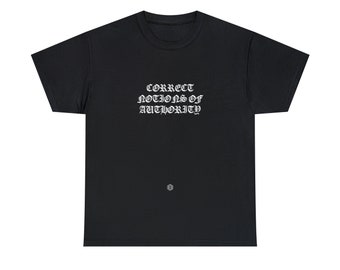 Loveform Correct Notions of Authority Tee