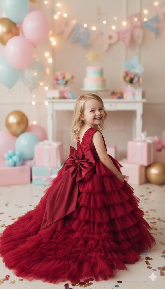 open lace back dress Rose Gold Sequin Back V Girl Party Dress by AS498 Kids Dream main image 0