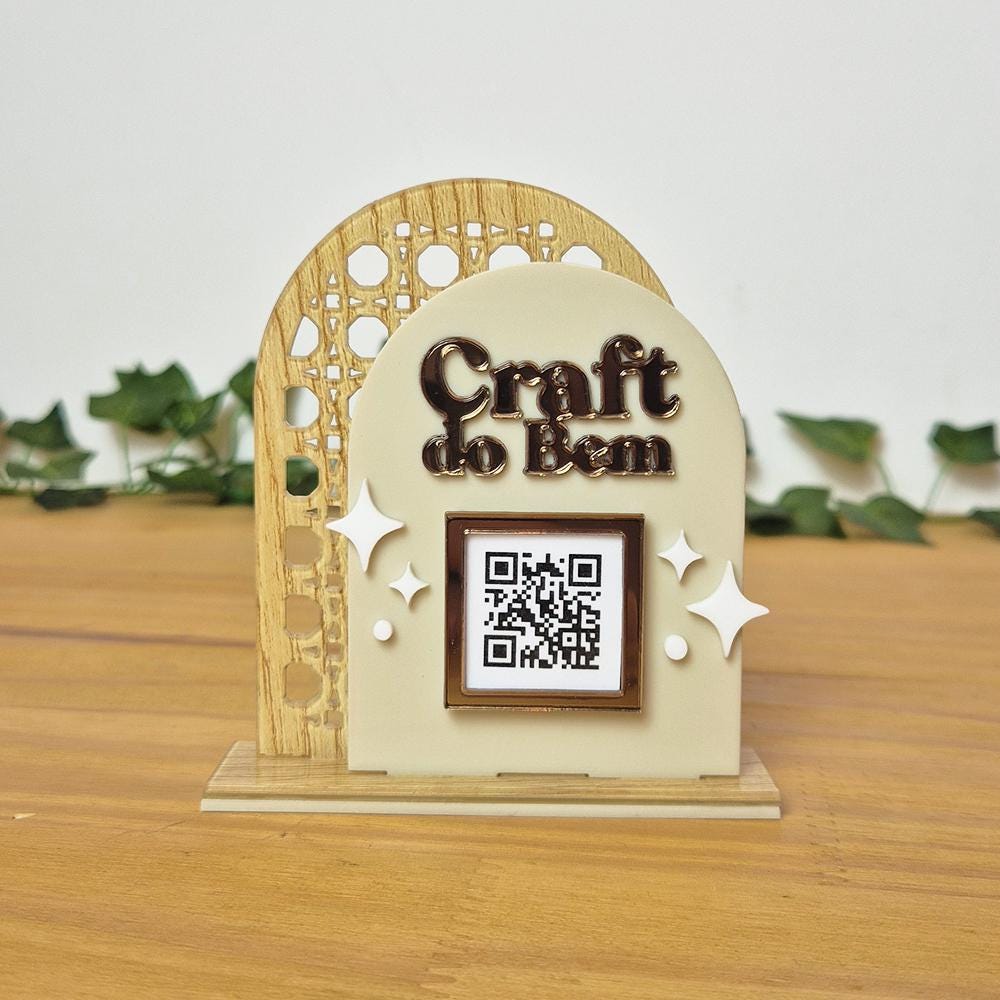 Qr Code Sign Template for Acrylic MDF Wood | Svg Dxf Ai Eps Pdf Qr Code Sign Template for Acrylic MDF Wood | Svg Dxf Ai Eps Pdf