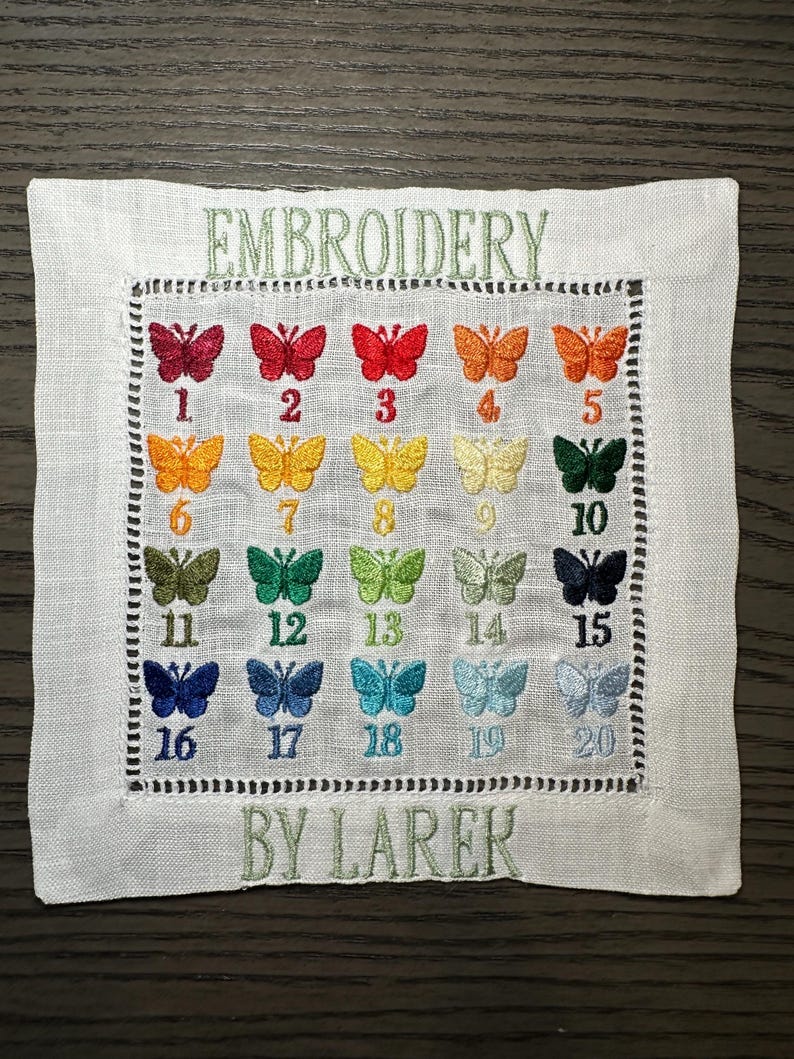 Embroidered Initial Silk Pillowcase image 4