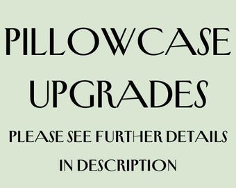 UPGRADE REQUEST Custom Text Silk Pillowcase