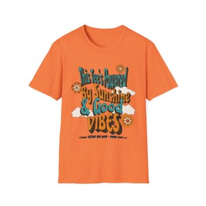Sunshine & Good Vibes Unisex T-Shirt, Positive Quote Tee, Happy Vibe Shirt, Inspirational Graphic Top, Feel Good Clothing