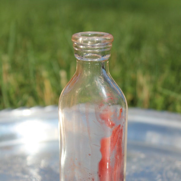 VINTAGE - Early 20th Century Shoe Polish Bottle