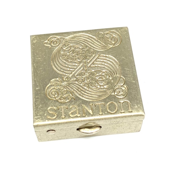 彫刻・オブジェ Vintage London Hallmark 1984 Pill Box Vintage - Stanton Pill Box - 1 1/4