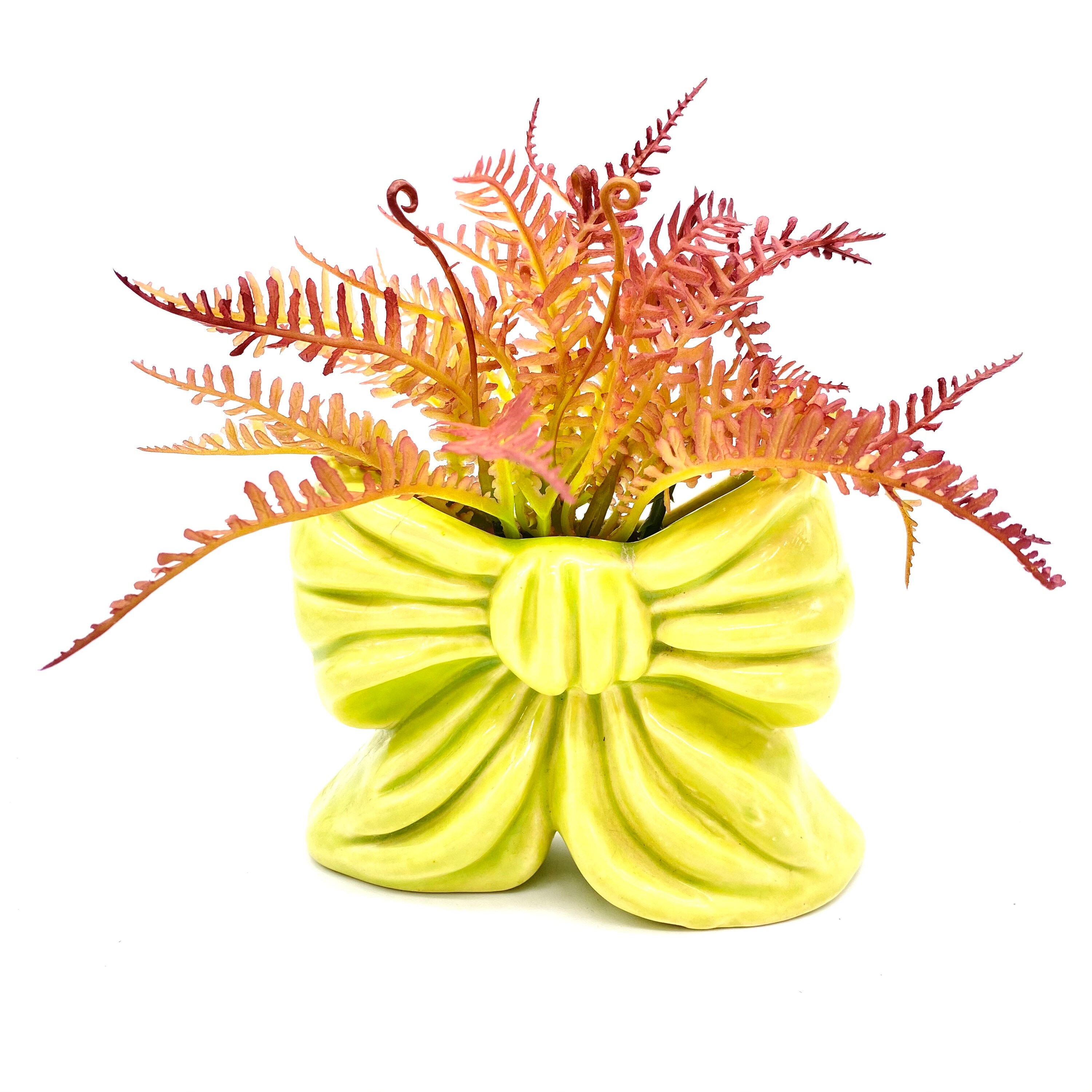 Vintage Walker Pottery Wall Pocket / Planter Mustard Etsy