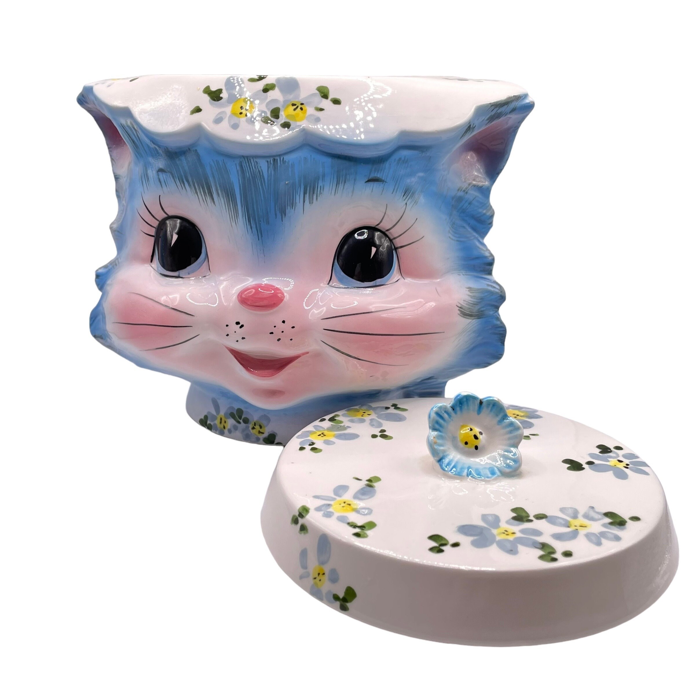 Vintage - Lefton - #1502 - MISS PRISS - Cookie Jar