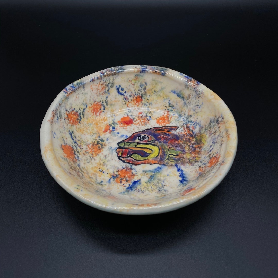 Vintage Empty Bowls Pottery Handmade Wheel Thrown Stoneware Pottery