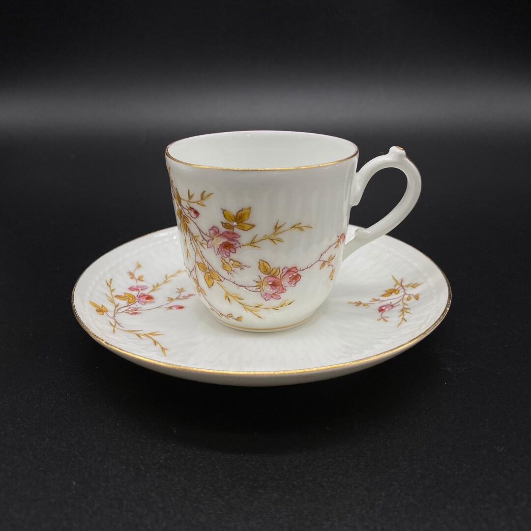 Vintage / Antique - LS&S Limoges France Cup / Demitasse and Saucer - Etsy