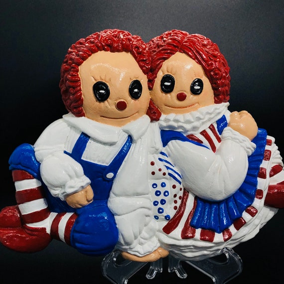 Vintage- Plaster / Chalkware / Ceramic - Hand Painted - Wall