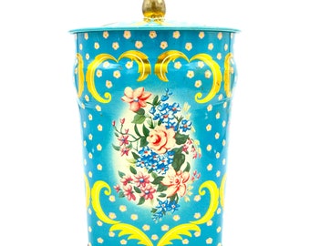 marimint/マリミント キャンディー缶/TIN缶 ヴィンテージ　青 Vintage - Murray Allen - Regal Crown - Tin / Canister - Turquoise