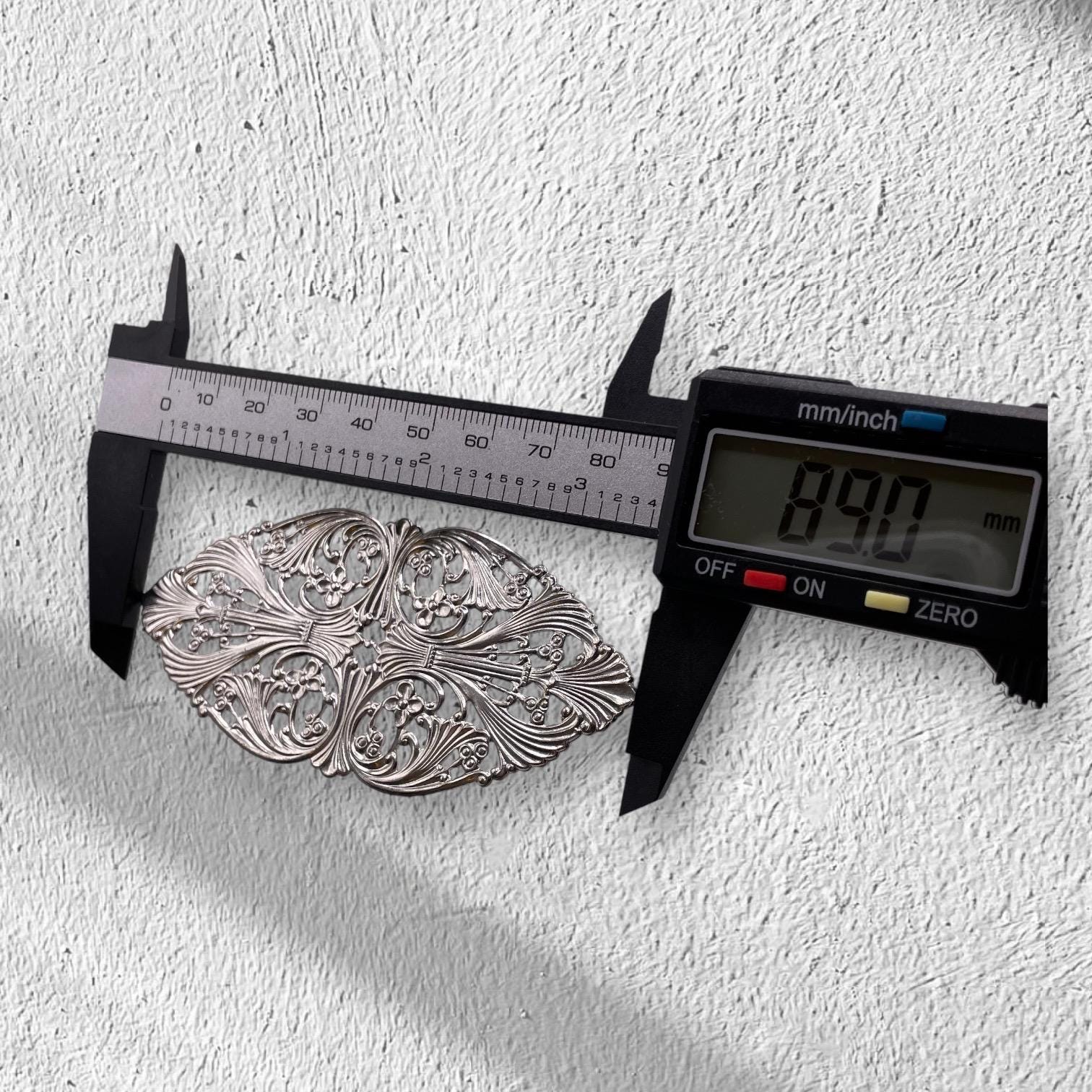 20-Piece Antique Silver Oval Cabochon Settings - 18x25mm Jewelry Making Findings