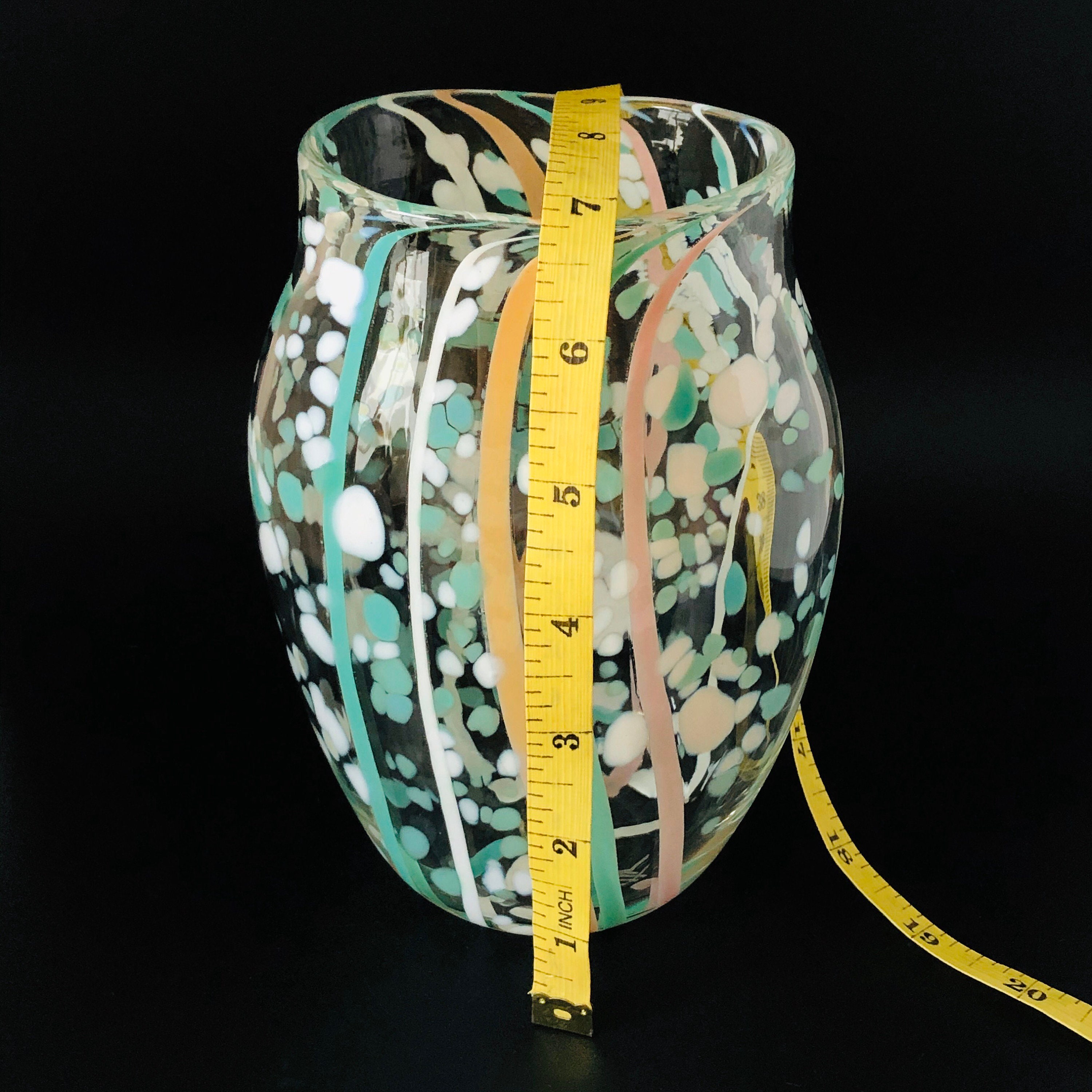 Vintage John Burchetta Glass Art Signed Piece Hand Blown Art Etsy UK