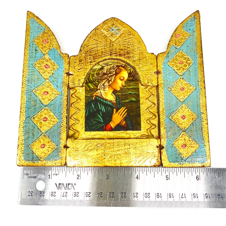 Vintage - Firenze - F. Lippi Madonna Italian Florentine Gilt Tole ...