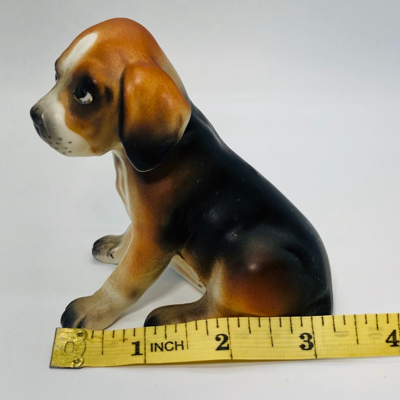 Vintage Lefton Trade Mark Porcelain Beagle Figurine | Etsy