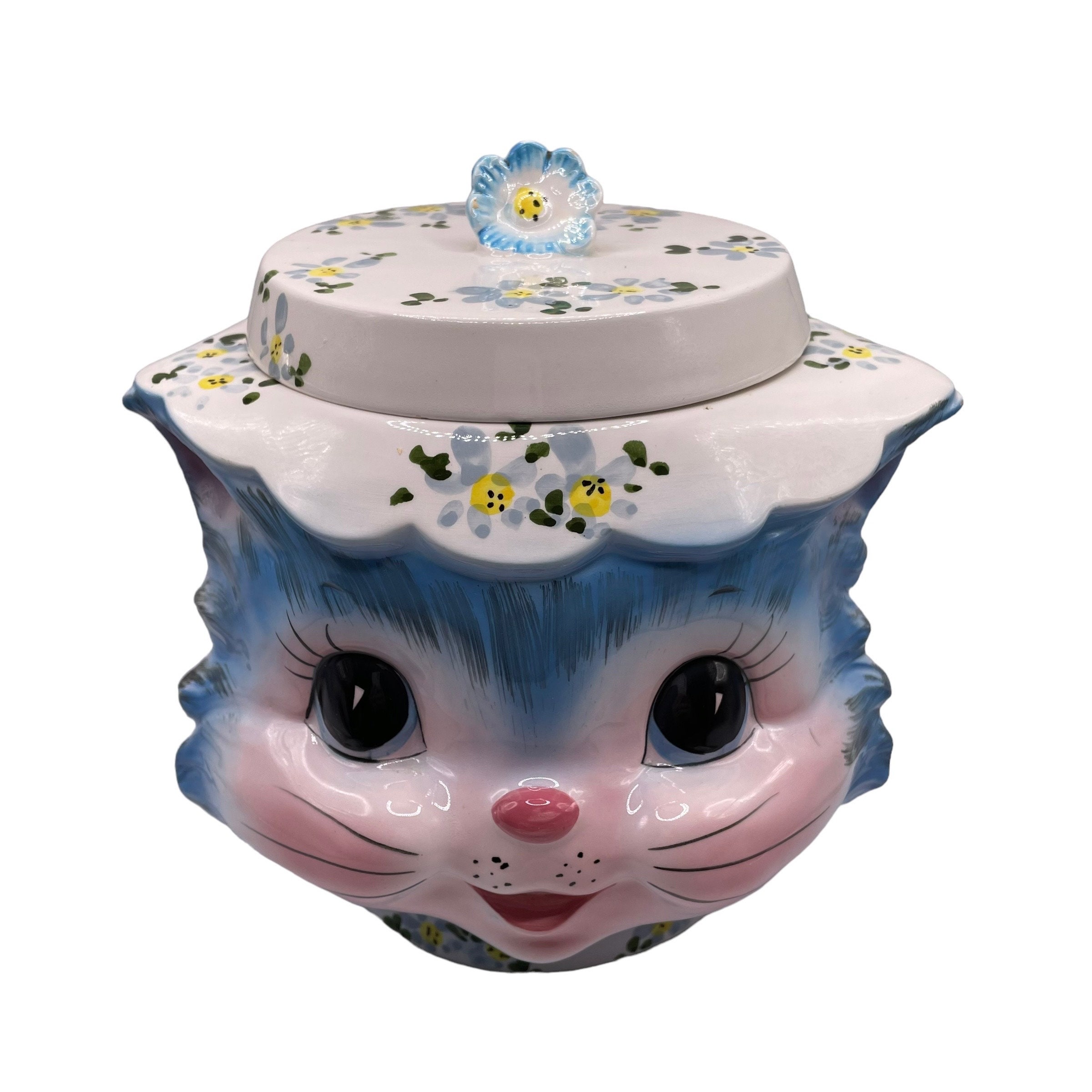 Vintage - Lefton - #1502 - MISS PRISS - Cookie Jar