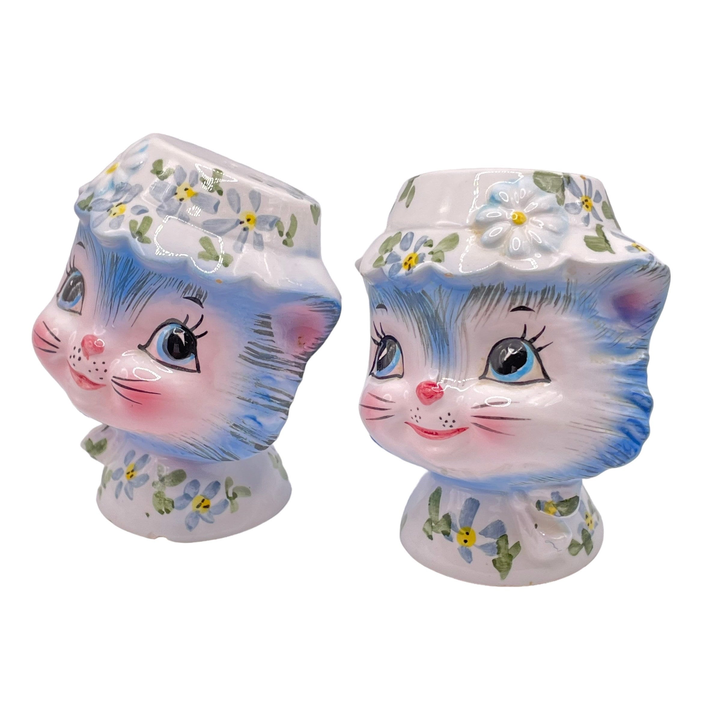 Vintage - Lefton #1525 - MISS PRISS - Salt & Pepper Shakers