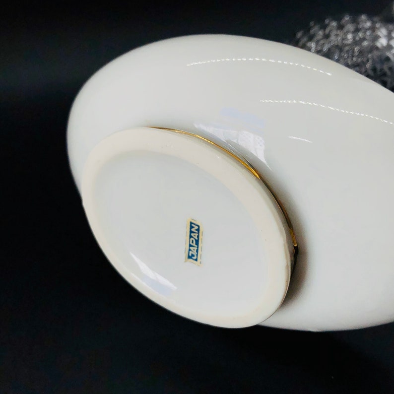 Vintage Finger Oil Lamp Made in Japan of Porcelain and Clear Etsy