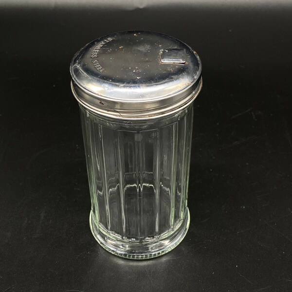 Glass Sugar Shaker Etsy