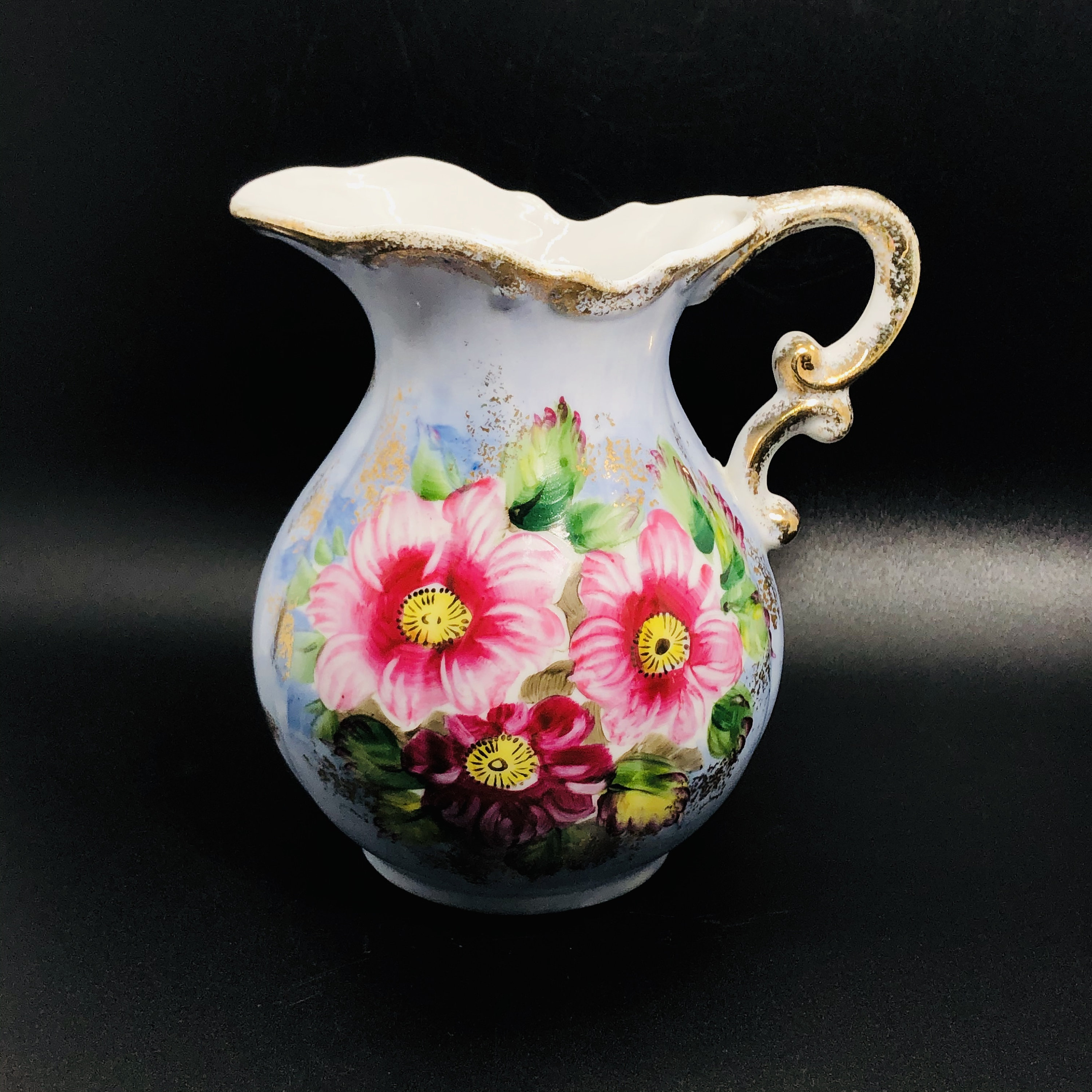 Vintage - 1950's Blue Arnart 5th Ave - Gold Trimmed - Small