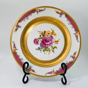 Royal Bavarian Hutschenreuther Selb China - Baviera - Plato de 9.5&quot; - DIEZ DISPONIBLES #2304