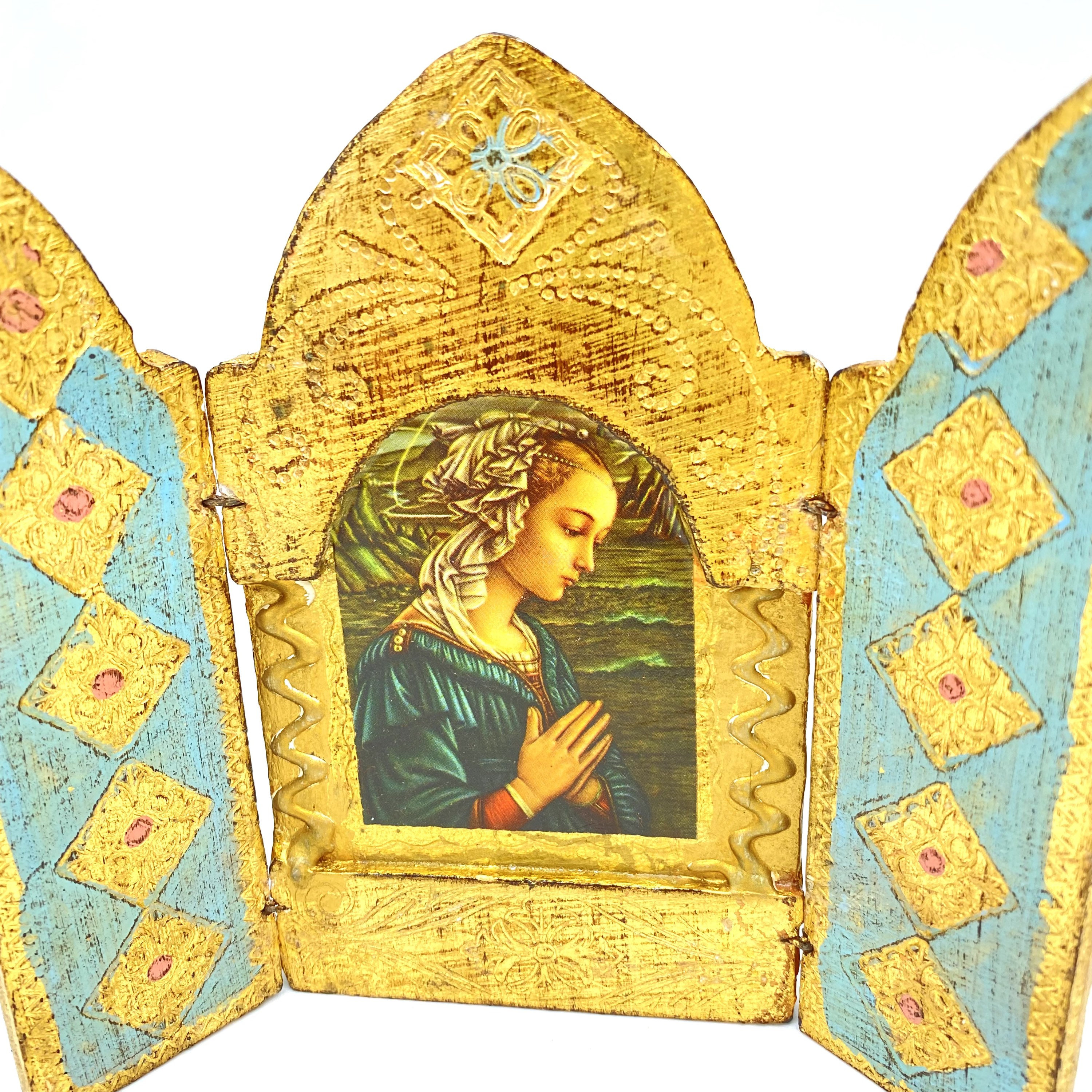 Vintage - Firenze - F. Lippi Madonna Italian Florentine Gilt Tole ...
