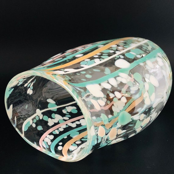 Vintage John Burchetta Glass Art Signed Piece - Hand Blown