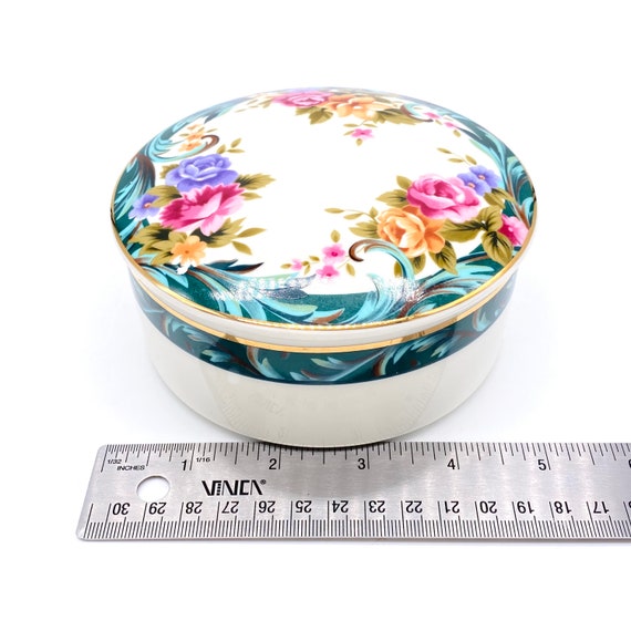 Vintage - Mikasa "Floral Treasures" Porcelain Tri… - image 6