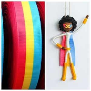 Custom Pansexual Superhero Doll / Pan Pride / Pansexual Ornament