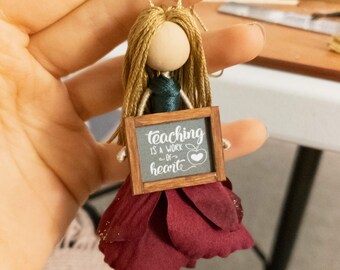 Custom Teacher Ornament / Teacher Ornament / Gift for Teacher