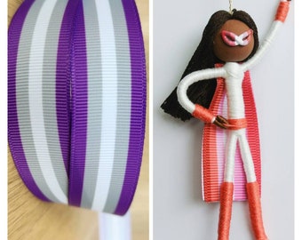 Graysexual Superhero Doll / Graysexual Pride / Graysexual Ornament