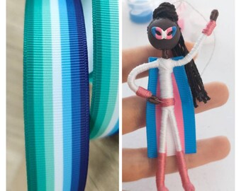 Gay Men Superhero Doll / Gay Men Pride / Gay Men Ornament