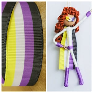Custom Non-Binary Superhero / Non-Binary Pride / Non-Binary Ornament