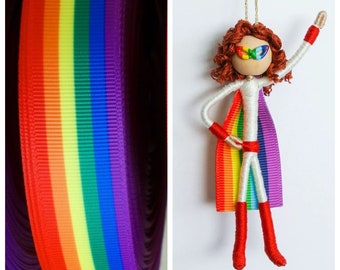 LGBTQ Pride Superhero Ornament / Pride Custom / Pride Ornament