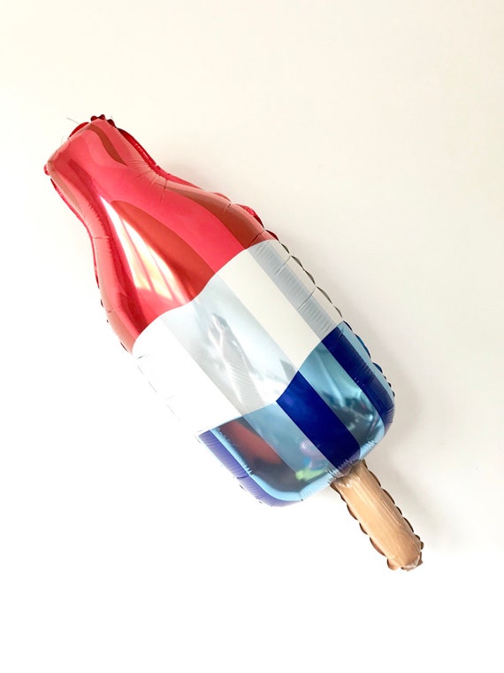 Ice pop Popsicle Balloon - Summer Barbecue, 4th of July, Independence Day, Birthday Party Decor, Baby Shower, Tropical Backyard barbecue Il_570xn
