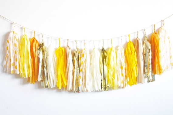 Sunshine Tassel Garland - You Are My Sunshine Banner, Neutral Baby Shower Decor, 1st birthday Ideas Il_570xn