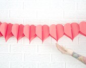 Wedding garland ... Signage decor ... Heart party decoration // maternity photography backdrop  // engagement photoshoot  // valentines