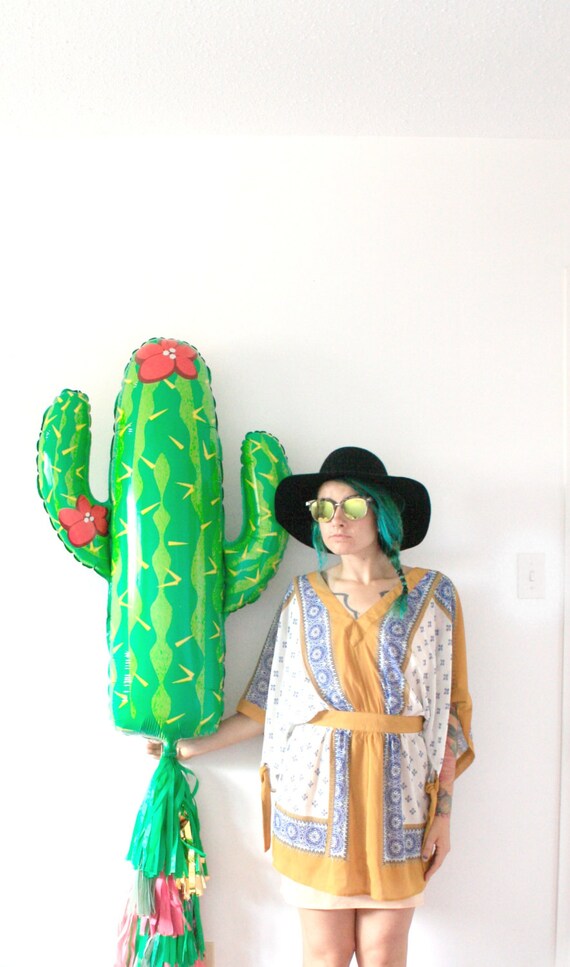 Cactus Tassel Balloon, Mexican Fiesta Party Decor, Photo Booth Prop, Taco Bar, Cinco de Mayo, Bachelorette Party, Western Cowboy Southwest Il_570xn