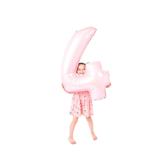 Jumbo Number Balloon - Pastel Pink, Birthday Party Decorations, Blush Pink 1st Birthday Party Ideas, Bachelorette Party, Nash Bash Il_570xn
