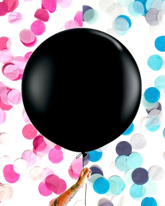 Girl Or Boy 36inch Gender Reveal Tassel Confetti Balloon Baby Shower Party Decor