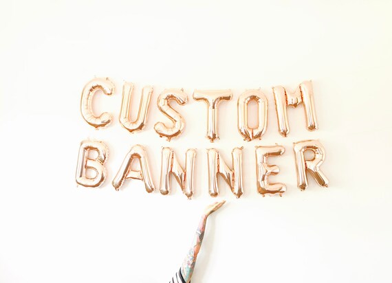 Letter Balloon Garland Kit - Custom Name Banner, Personalized Balloons, Baby Shower Decoration, High Chair Banner, Bachelorette Decoration Il_570xn