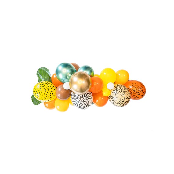 Balloon Garland Kit - Jungle Safari Sage Green Gold Balloon Arch / Animal Wild One Birthday / Baby Shower / Bridal Shower Il_570xn