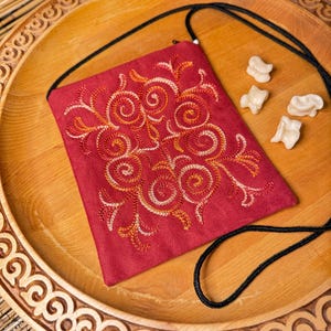 Schultertasche mit kasachischen Ornamenten